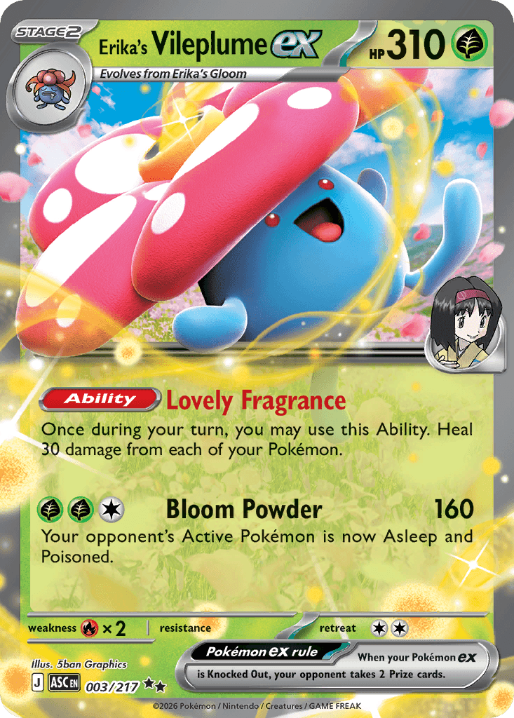 Erika's Vileplume Ex